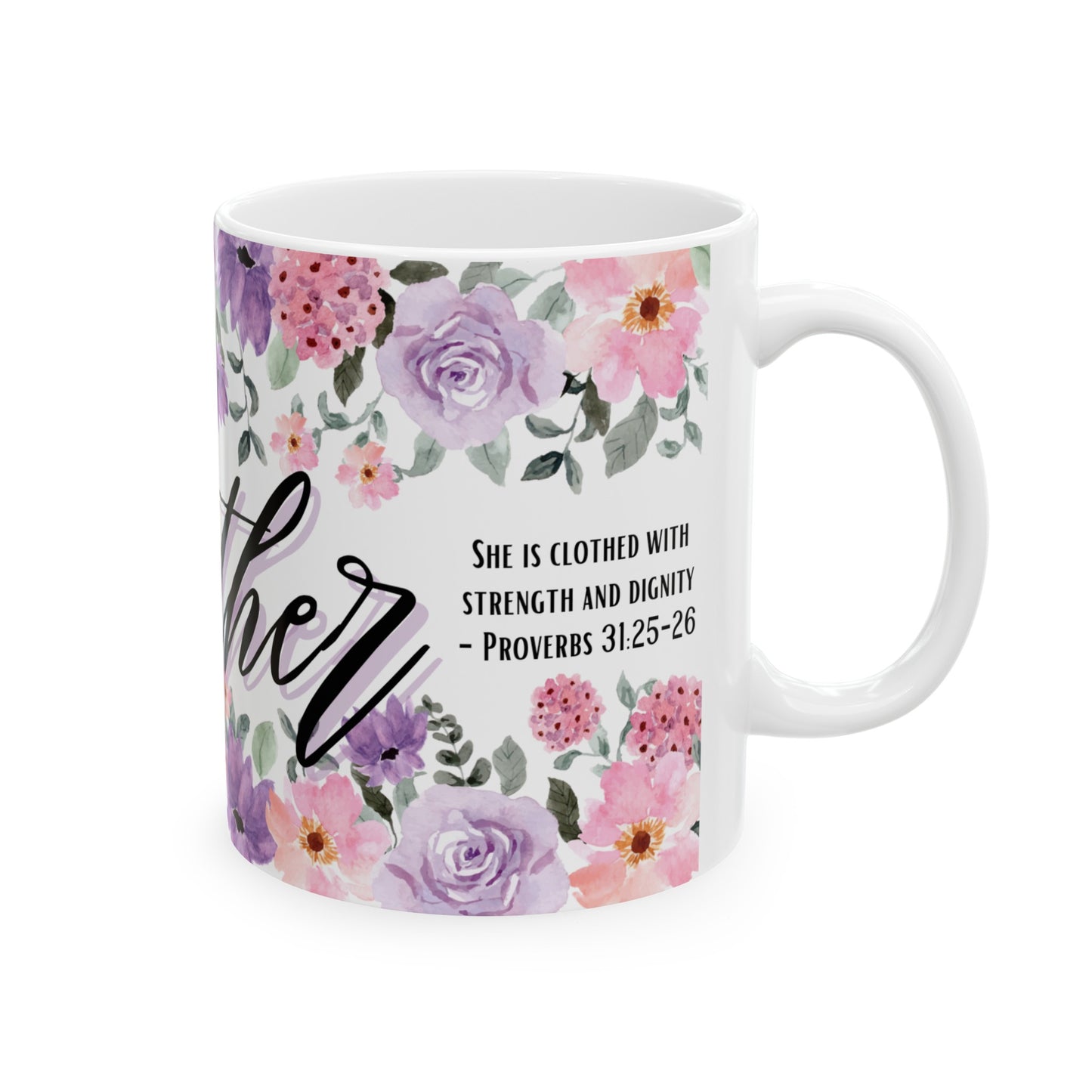 Mother's Day Scripture Mug - Purple