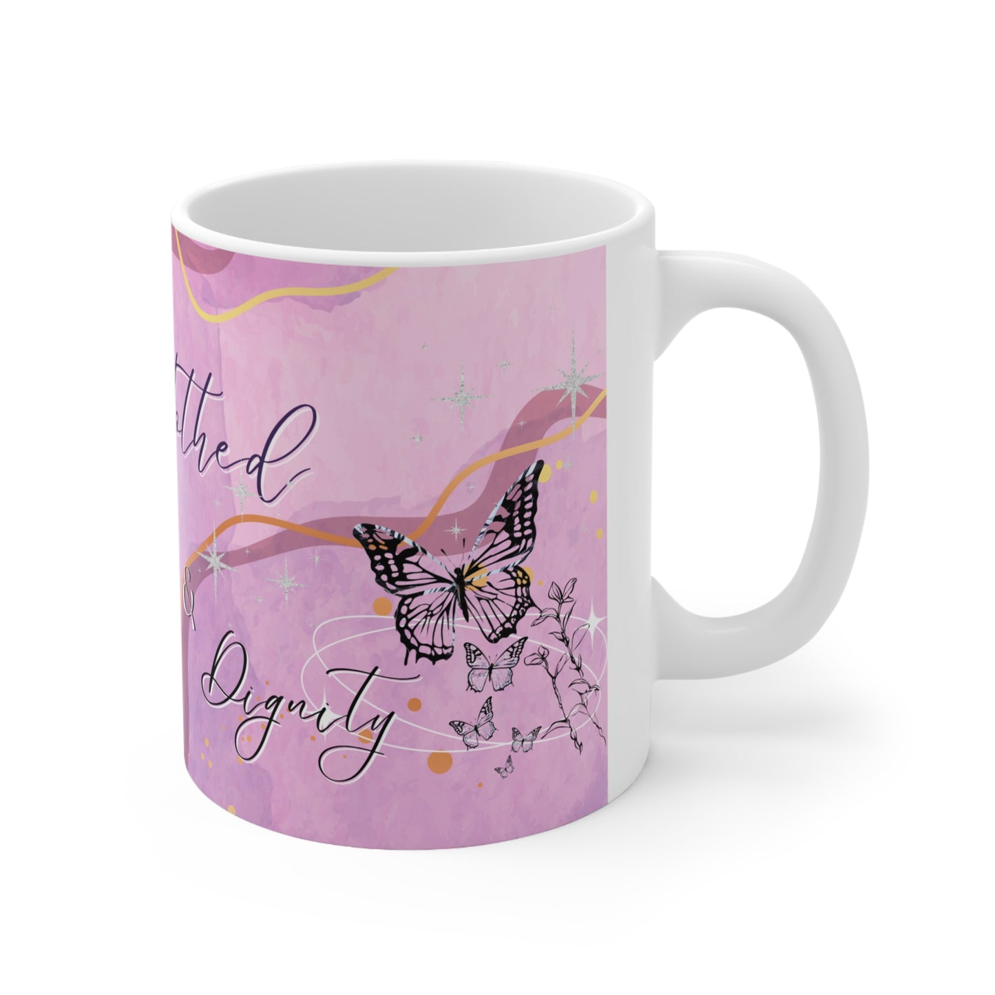 She's Clothed- Pink Mug