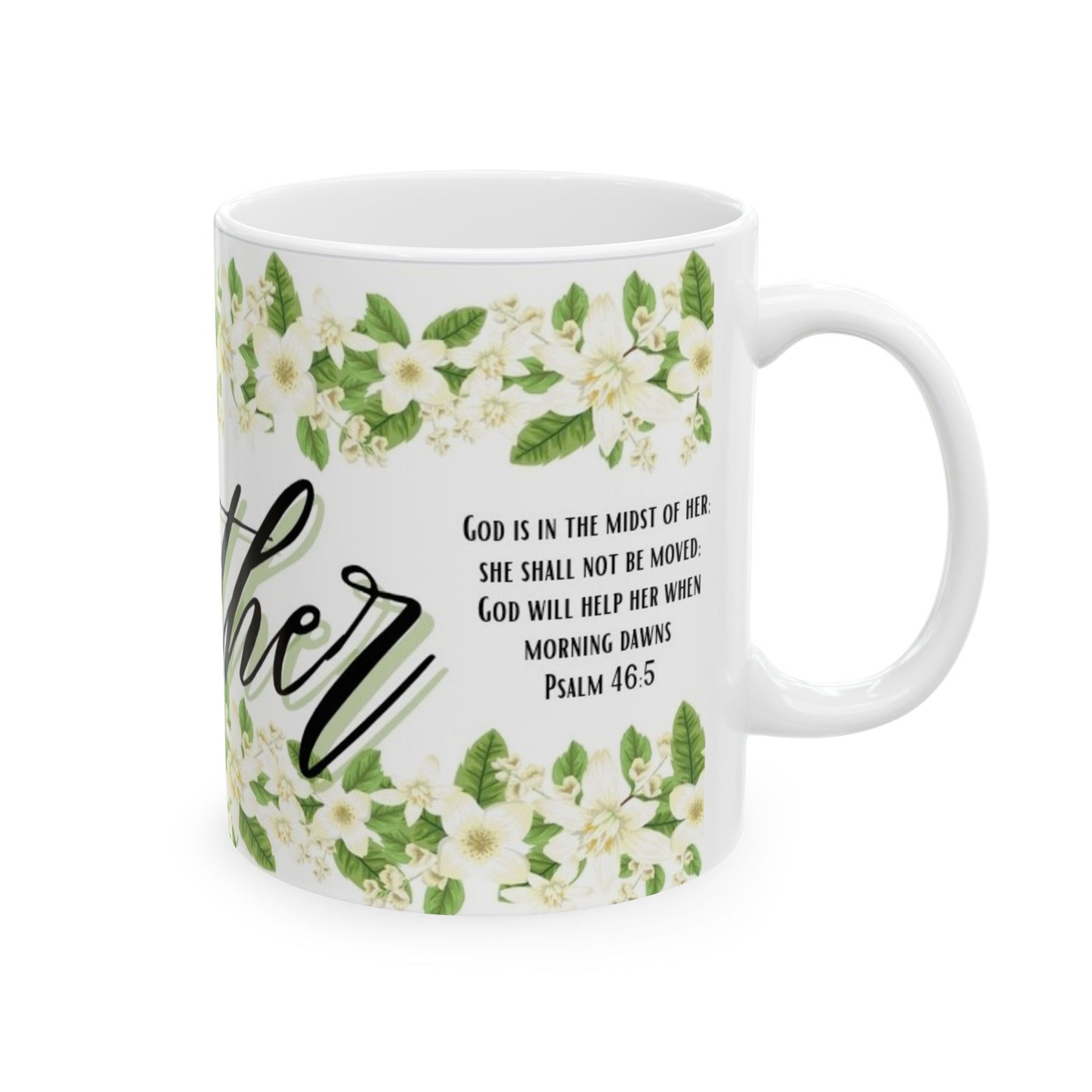 Mother's Day Scripture Mug- White