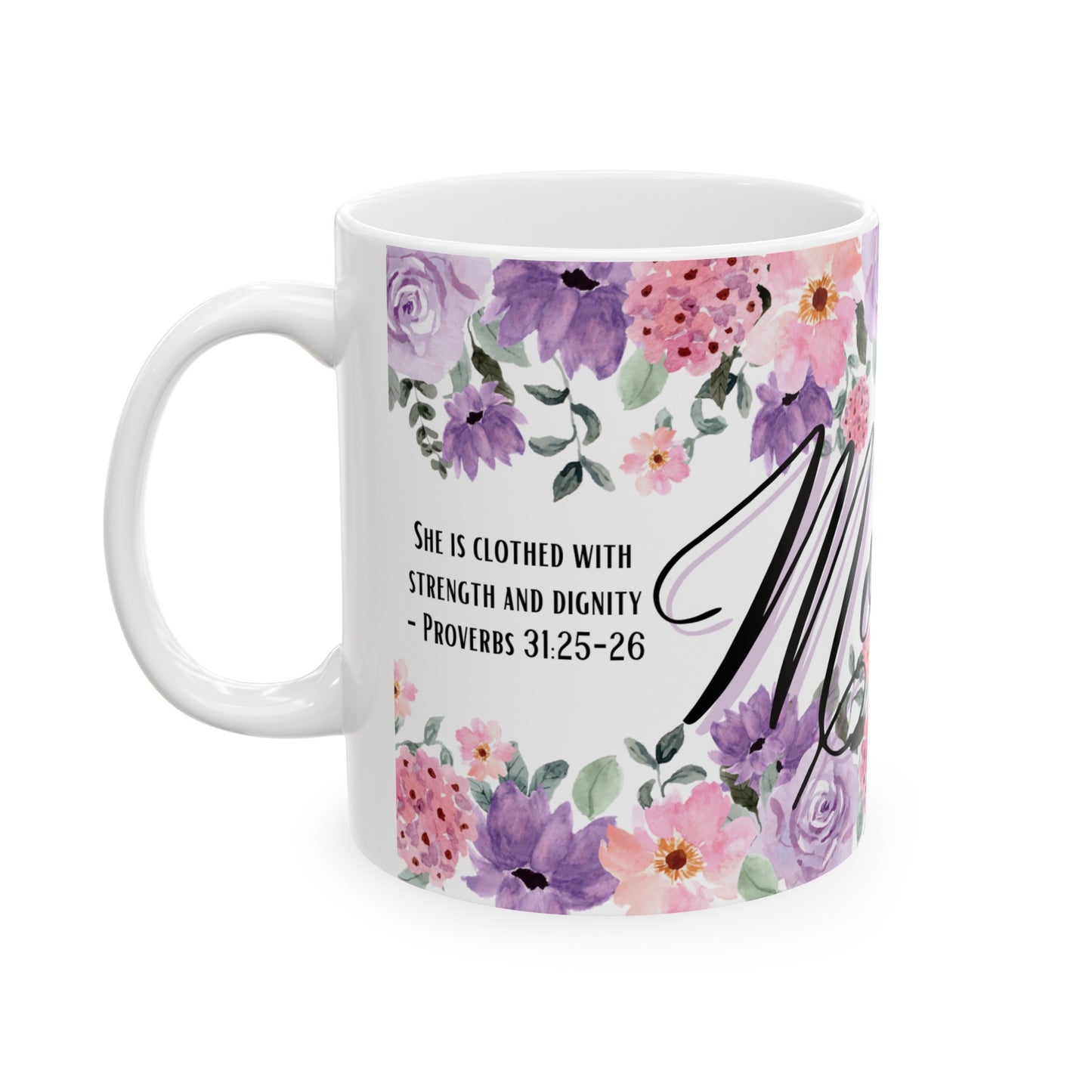 Mother's Day Scripture Mug - Purple