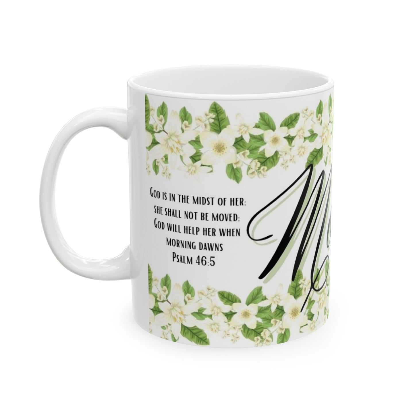 Mother's Day Scripture Mug- White