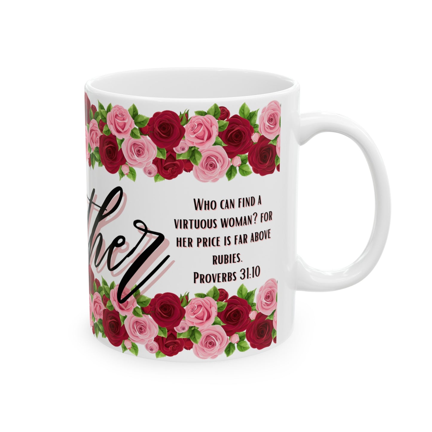 Mother's Day Scripture Mug- Red 2