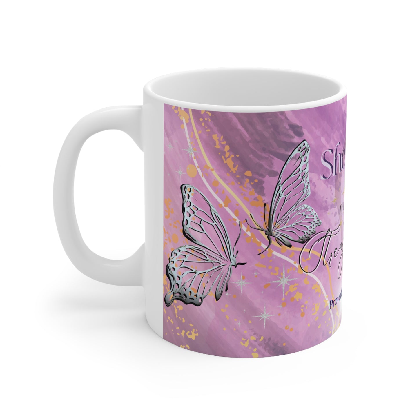 She's Clothed- Pink Mug