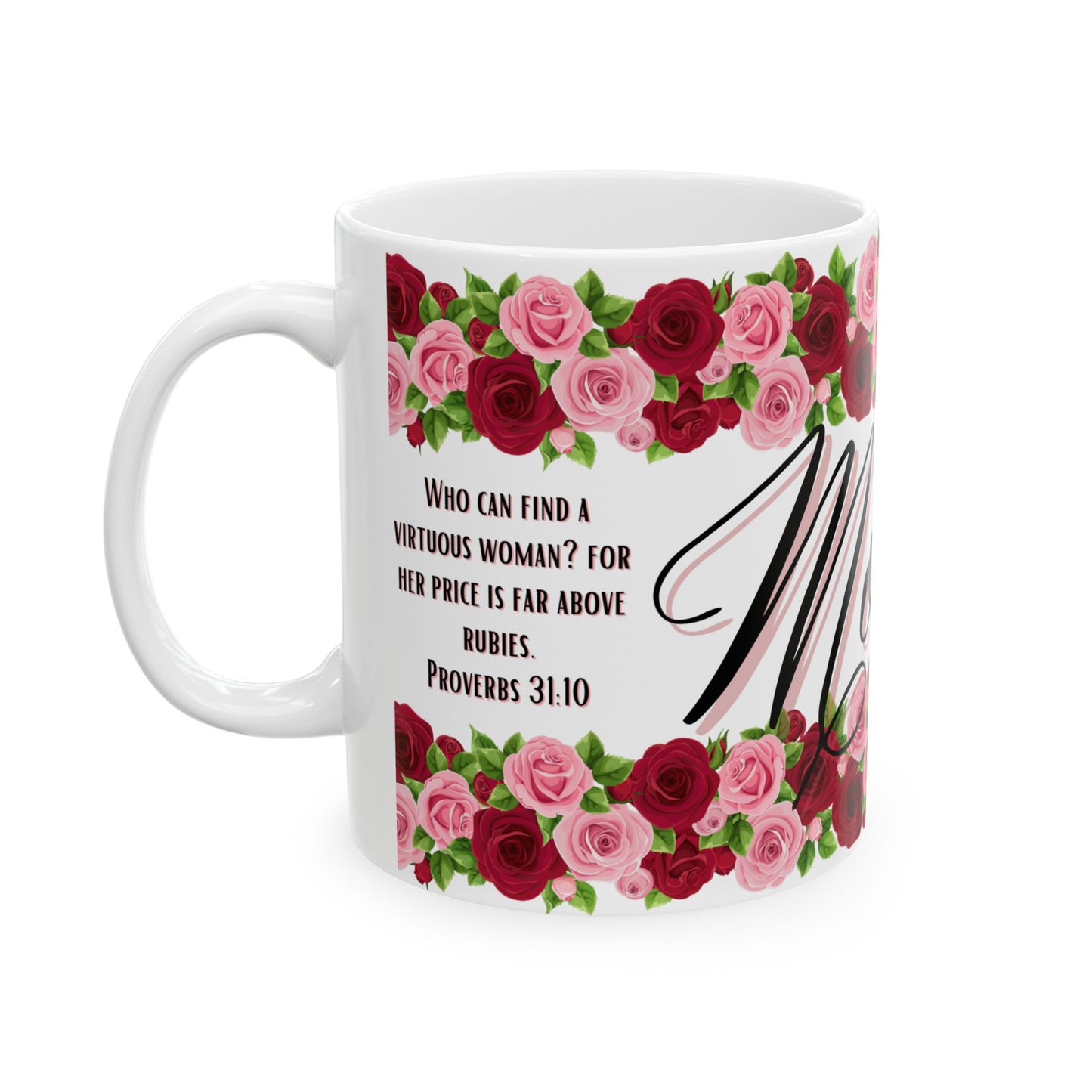 Mother's Day Scripture Mug- Red 2