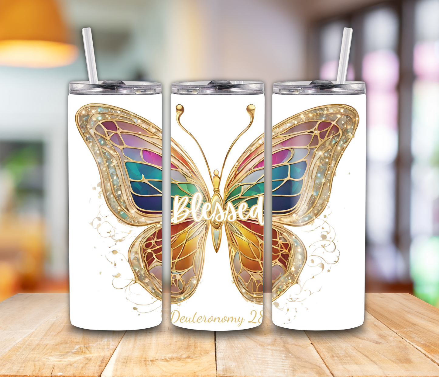 Butterfly- Blessed 20oz Tumbler