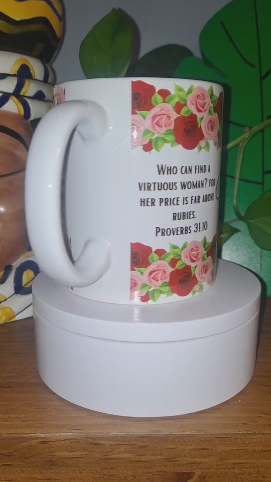 Mother's Day Scripture Mug- Red 2